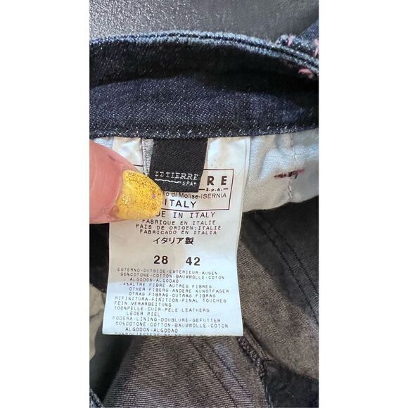 Dolce & Gabbana Women's Bootcut Jeans Casual Blue Denim Dark Wash Size 28x42 - Picture 15 of 15